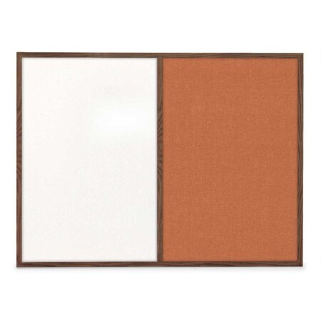 United Visual Products Slim Style Indoor Enclosed Corkboard, 48 UVRDS48SBH-WHITE-MEDGRY